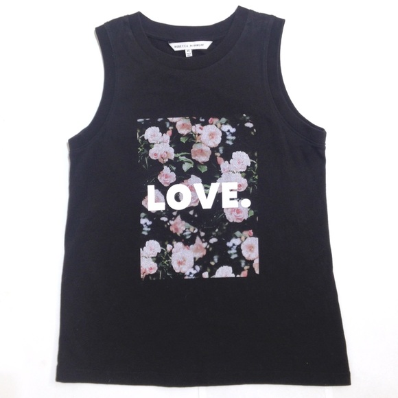 Rebecca Minkoff Love & Roses Sleeveless Graphic-T - Picture 2 of 10